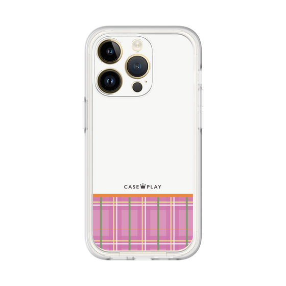 Premium Panel［ CASEPLAY Tartan Check - Pink ］