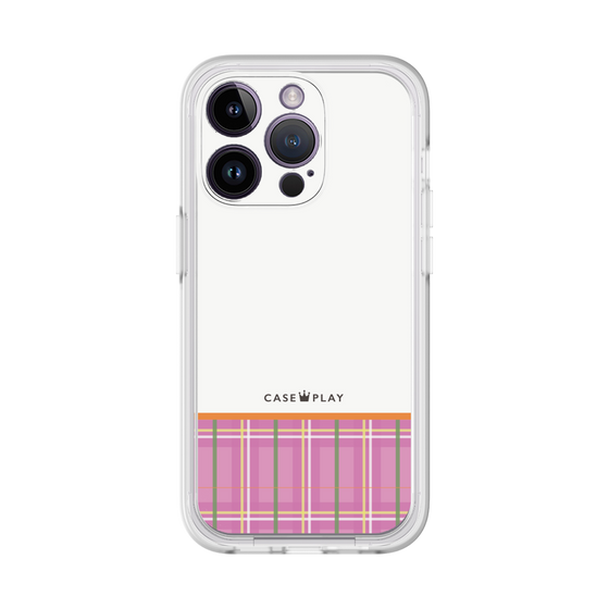 Premium Panel［ CASEPLAY Tartan Check - Pink ］
