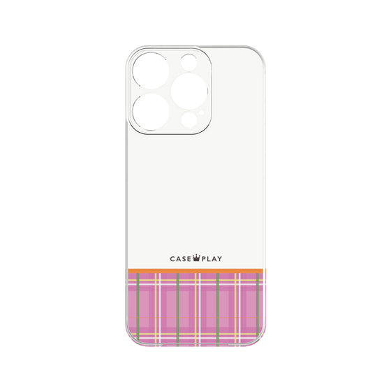 Premium Panel［ CASEPLAY Tartan Check - Pink ］