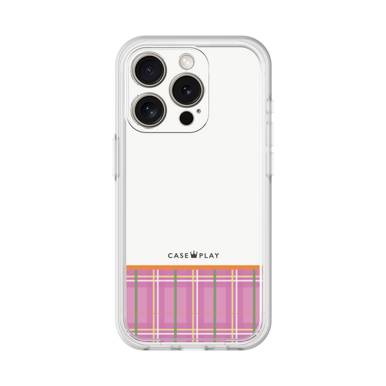 Premium Panel［ CASEPLAY Tartan Check - Pink ］