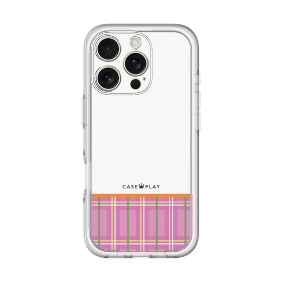 Premium Panel［ CASEPLAY Tartan Check - Pink ］