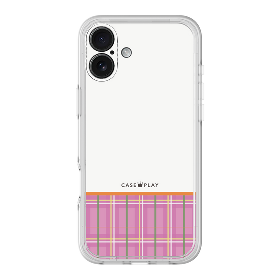 Premium Panel［ CASEPLAY Tartan Check - Pink ］