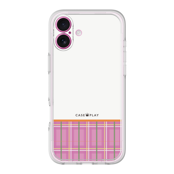 Premium Panel［ CASEPLAY Tartan Check - Pink ］