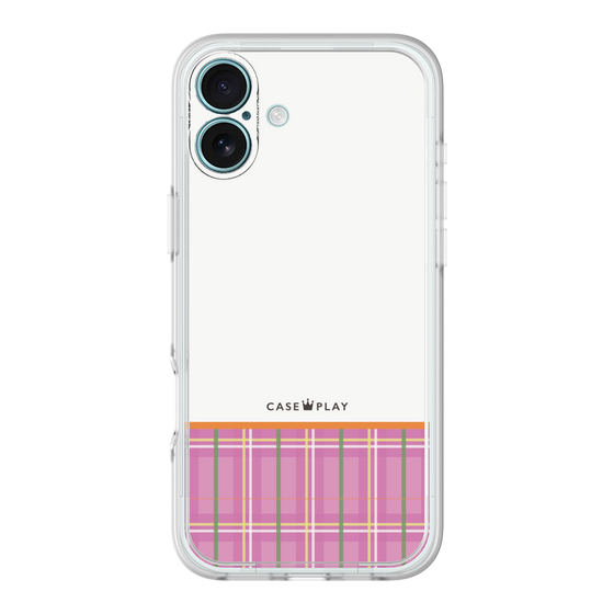 Premium Panel［ CASEPLAY Tartan Check - Pink ］