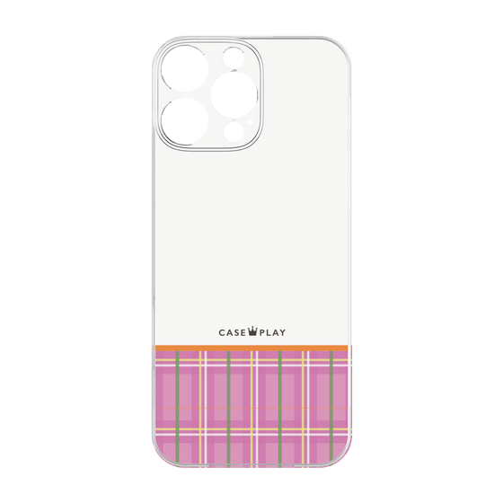 Premium Panel［ CASEPLAY Tartan Check - Pink ］