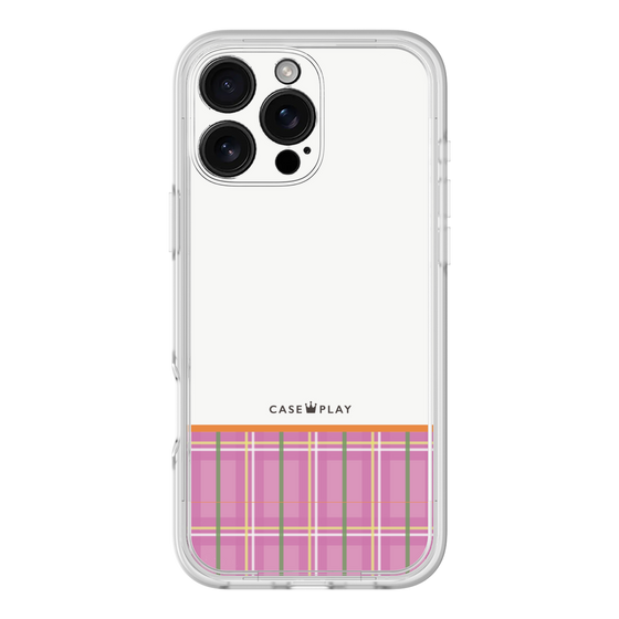 Premium Panel［ CASEPLAY Tartan Check - Pink ］
