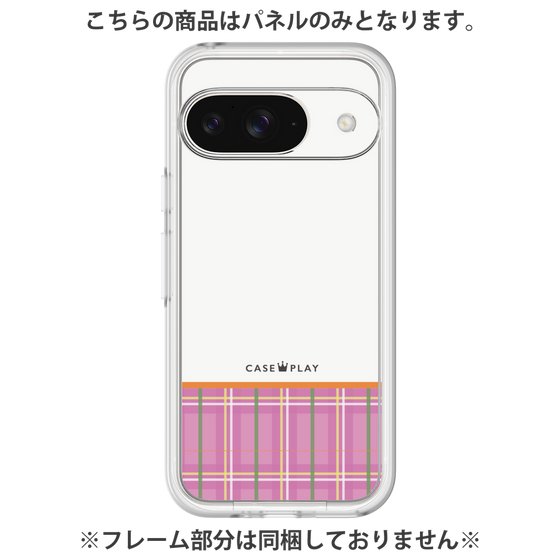Premium Panel［ CASEPLAY Tartan Check - Pink ］