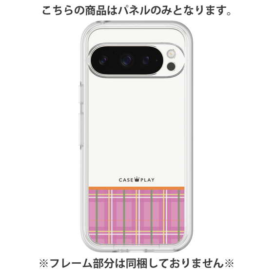 Premium Panel［ CASEPLAY Tartan Check - Pink ］