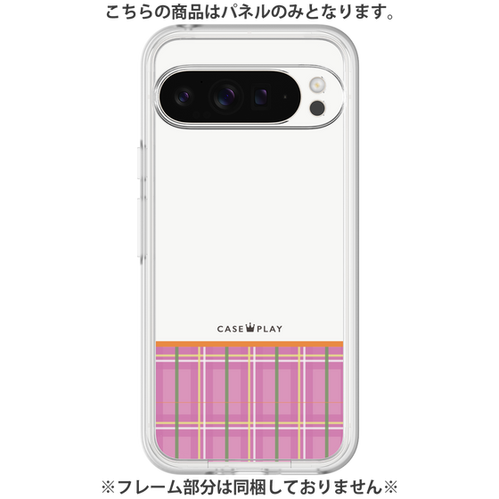 Premium Panel［ CASEPLAY Tartan Check - Pink ］