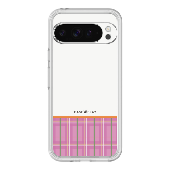 Premium Panel［ CASEPLAY Tartan Check - Pink ］