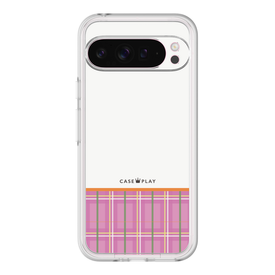 Premium Panel［ CASEPLAY Tartan Check - Pink ］