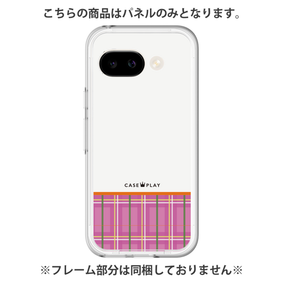 Premium Panel［ CASEPLAY Tartan Check - Pink ］