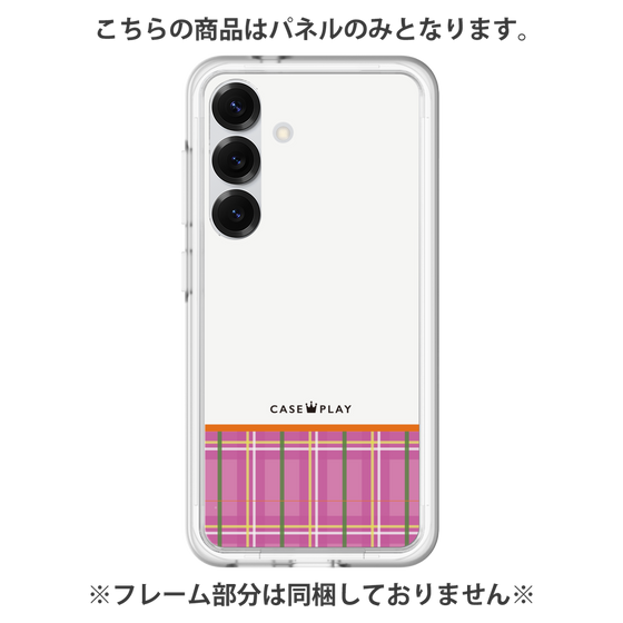Premium Panel［ CASEPLAY Tartan Check - Pink ］