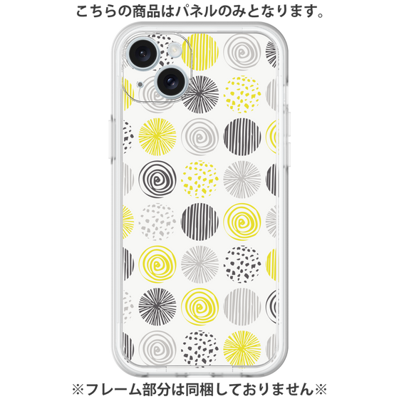 Premium Panel［ Nordic Circle - Yellow ］