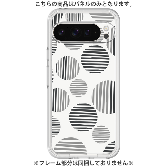 Premium Panel［ Nordic Dot - Black ］