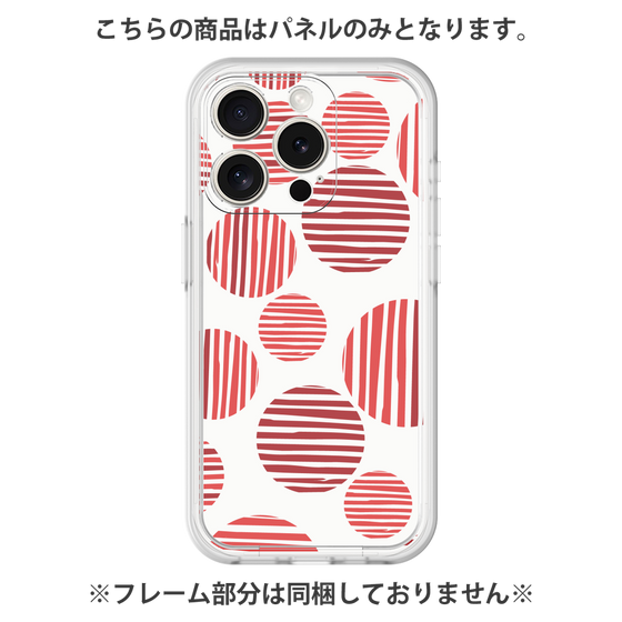 Premium Panel［ Nordic Dot - Red ］