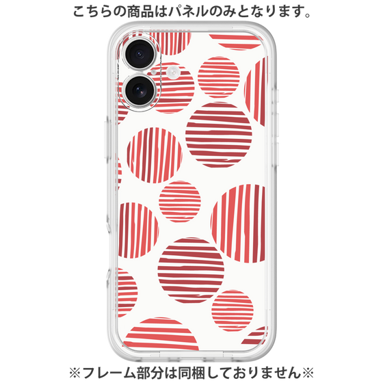 Premium Panel［ Nordic Dot - Red ］