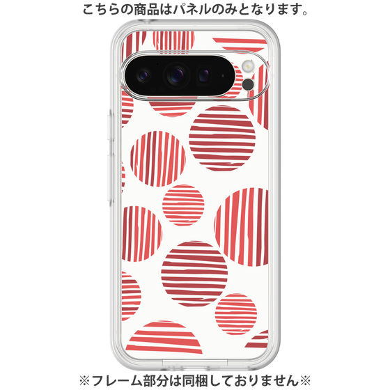 Premium Panel［ Nordic Dot - Red ］