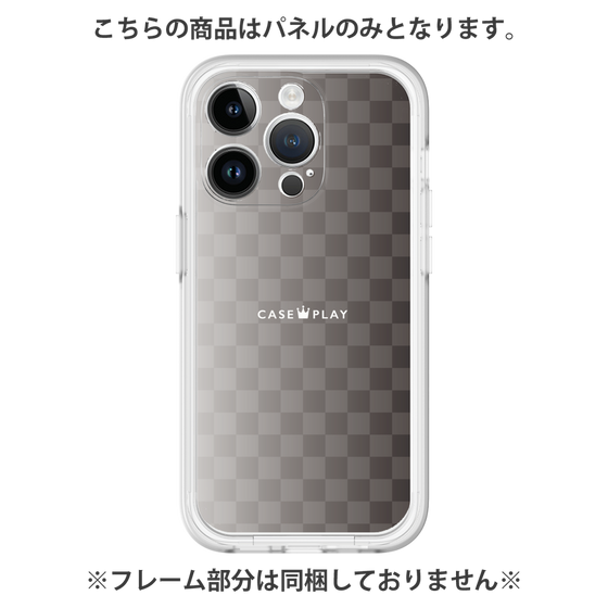 Premium Panel［ CASEPLAY Check - Black ］