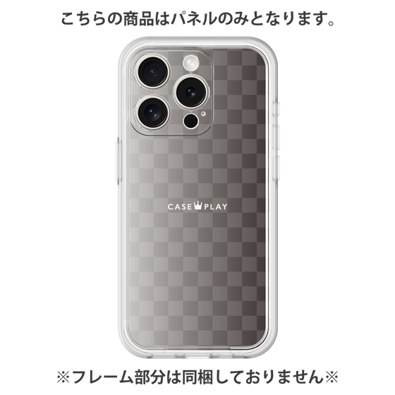 Premium Panel［ CASEPLAY Check - Black ］