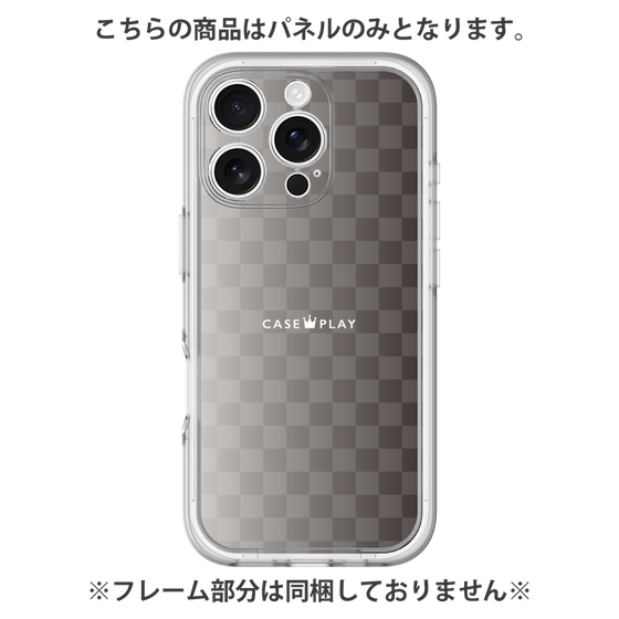 Premium Panel［ CASEPLAY Check - Black ］