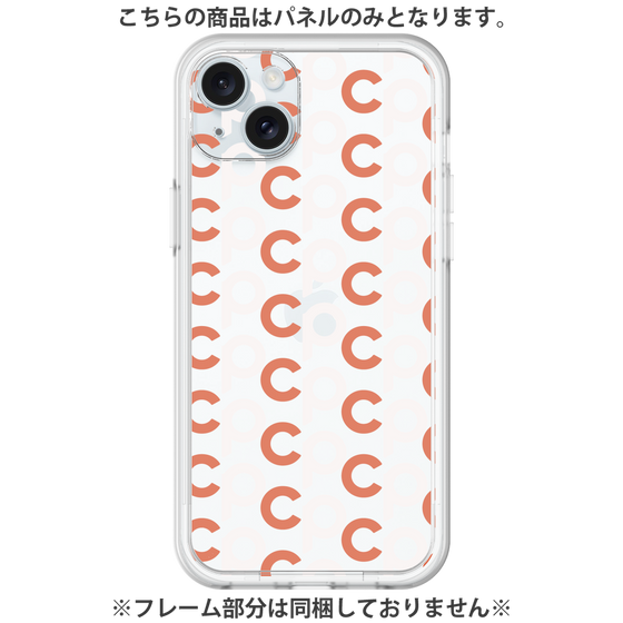 Premium Panel［ Original - CASEPLAY Initial All-over Pattern - Orange ］
