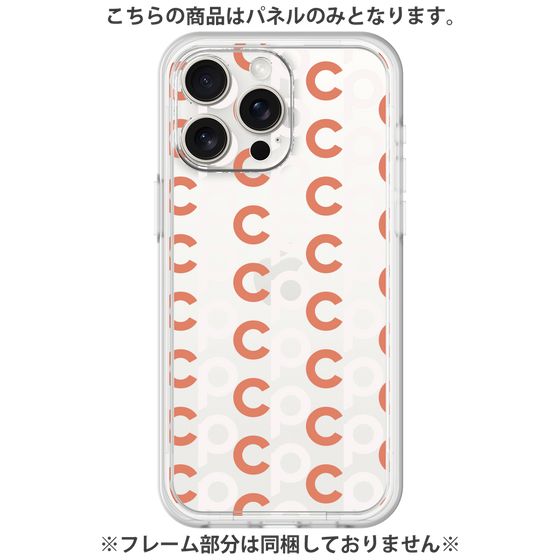 Premium Panel［ Original - CASEPLAY Initial All-over Pattern - Orange ］