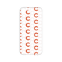 Premium Panel［ Original - CASEPLAY Initial All-over Pattern - Orange ］