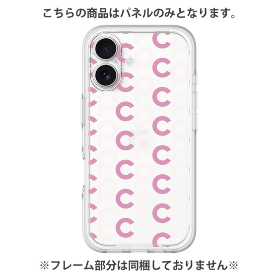 Premium Panel［ Original - CASEPLAY Initial All-over Pattern - Pink ］