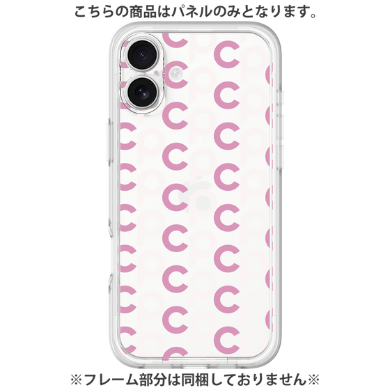 Premium Panel［ Original - CASEPLAY Initial All-over Pattern - Pink ］