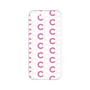 Premium Panel［ Original - CASEPLAY Initial All-over Pattern - Pink ］