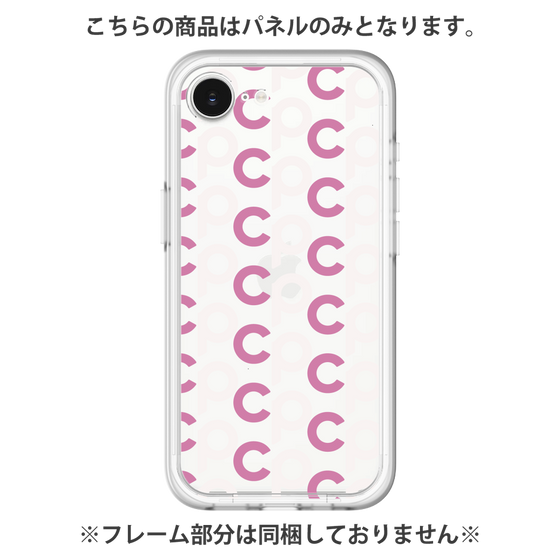 Premium Panel［ Original - CASEPLAY Initial All-over Pattern - Pink ］