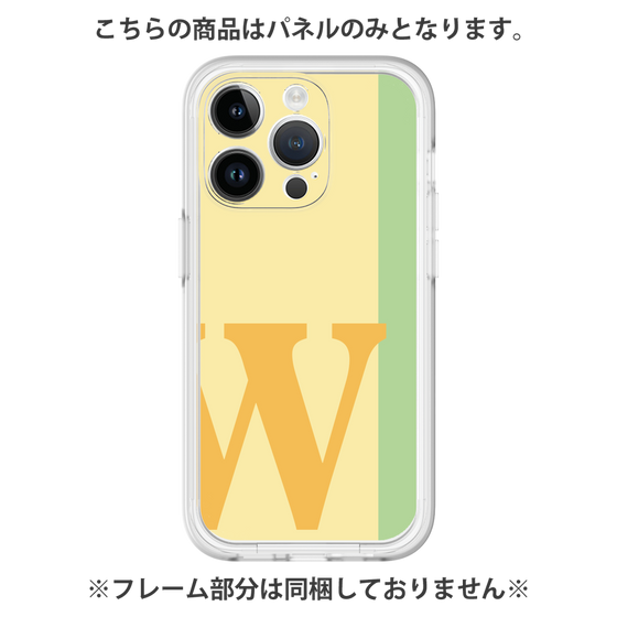 Premium Panel［ Original - initial color line - W yellow ］