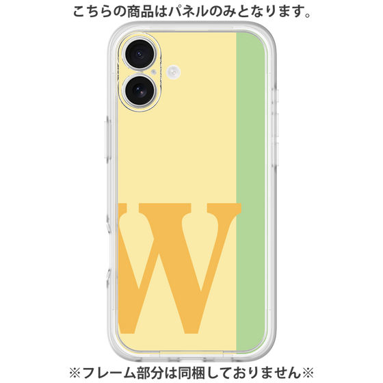 Premium Panel［ Original - initial color line - W yellow ］