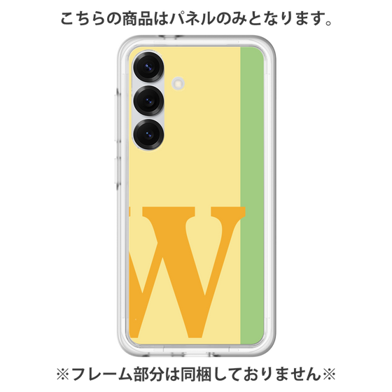 Premium Panel［ Original - initial color line - W yellow ］