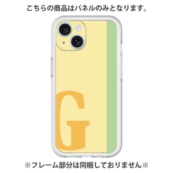 Premium Panel［ Original - initial color line - G yellow ］
