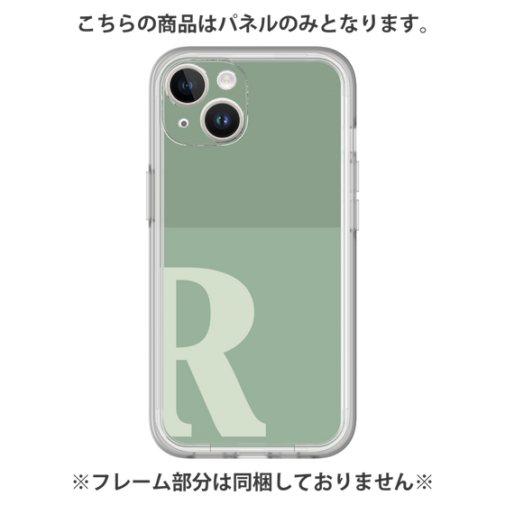 Premium Panel［ Original - initial two tone - R green ］