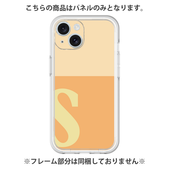 Premium Panel［ Original - initial two tone - S orange ］