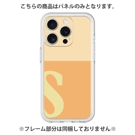 Premium Panel［ Original - initial two tone - S orange ］