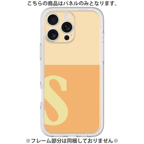 Premium Panel［ Original - initial two tone - S orange ］