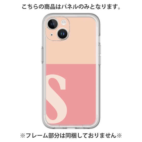 Premium Panel［ Original - initial two tone - S pink ］