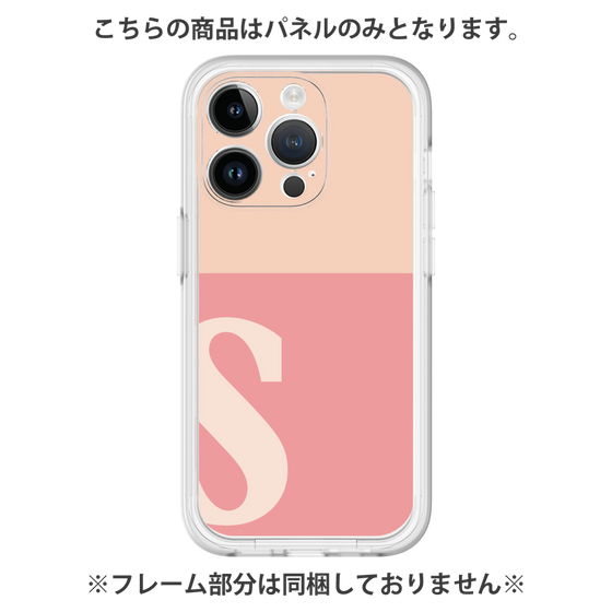 Premium Panel［ Original - initial two tone - S pink ］