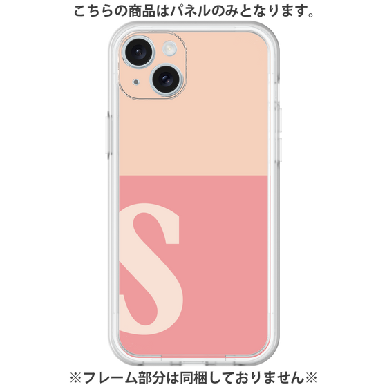 Premium Panel［ Original - initial two tone - S pink ］
