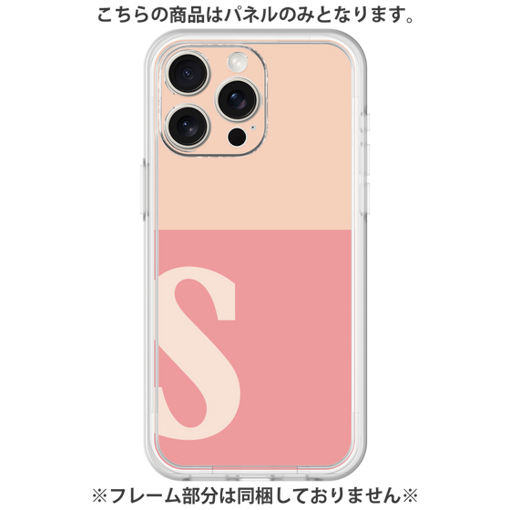 Premium Panel［ Original - initial two tone - S pink ］