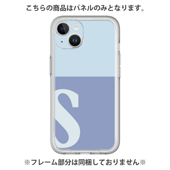 Premium Panel［ Original - initial two tone - S blue ］