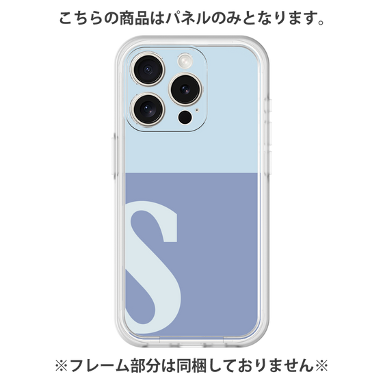 Premium Panel［ Original - initial two tone - S blue ］