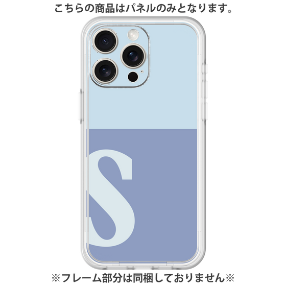 Premium Panel［ Original - initial two tone - S blue ］