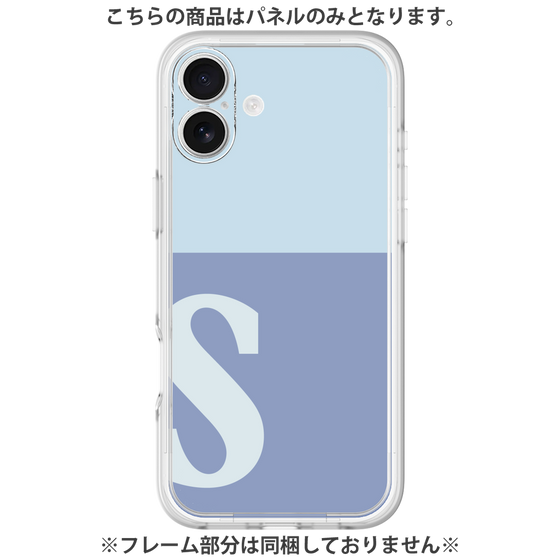 Premium Panel［ Original - initial two tone - S blue ］