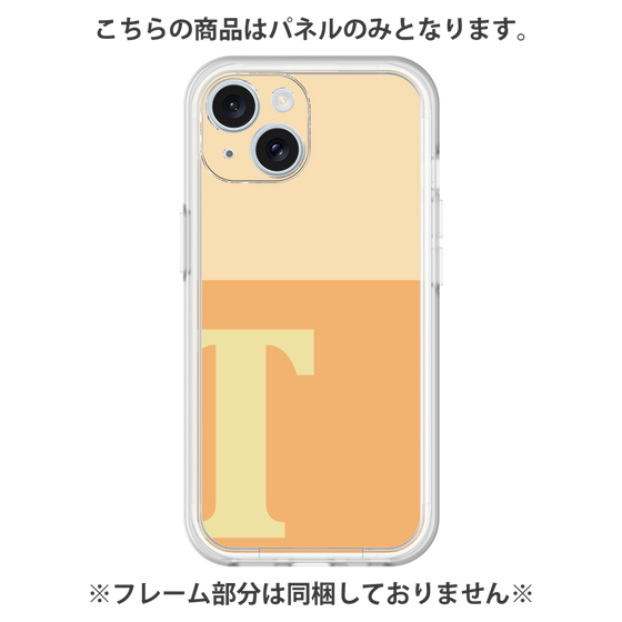 Premium Panel［ Original - initial two tone - T orange ］