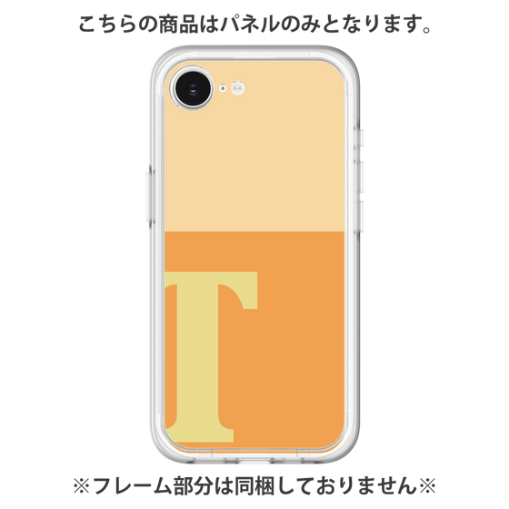 Premium Panel［ Original - initial two tone - T orange ］